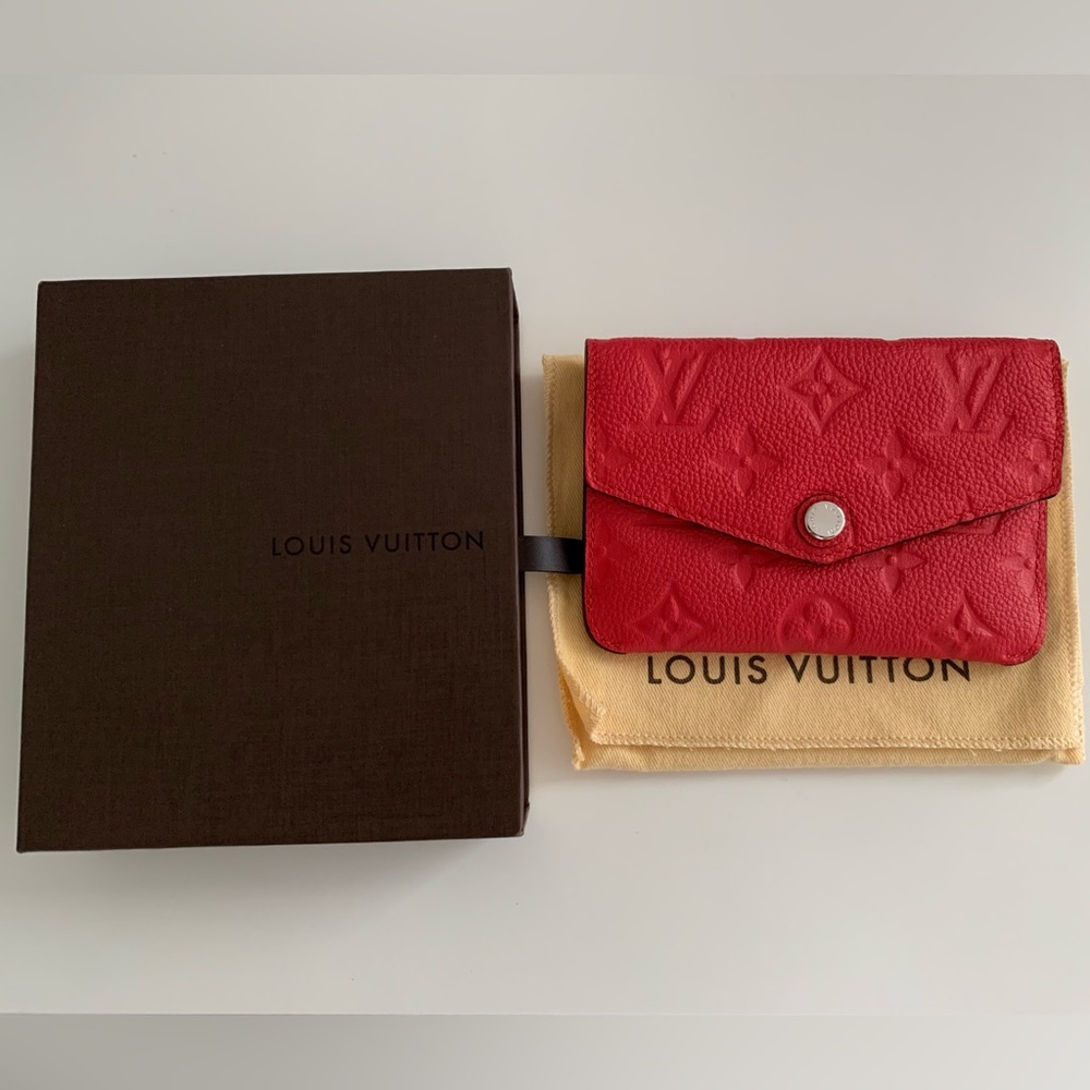 New Louis Vuitton Empreinte Key Pouch with Original Gift Box and Dust Bag